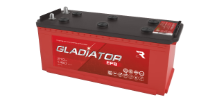 Аккумуляторная батарея GLADIATOR EFB 6CT-210R(4) 210Ач 1450А 516х223х223