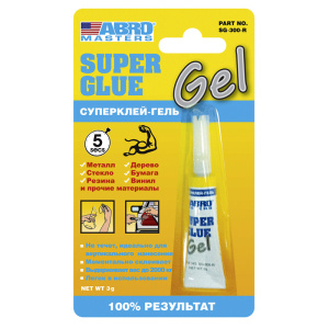 Суперклей-гель ABRO MASTERS