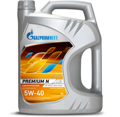 Gazpromneft Premium N 5W-40 5L FF Face_29-08-2024