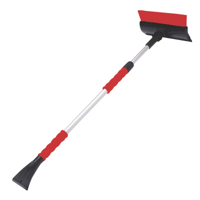 ZiPOWER PM2169 Щетка для снега телескопическая  со скребком 91-140 см