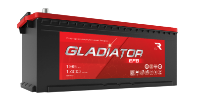 Аккумуляторная батарея GLADIATOR EFB 6CT-195L(4)-ВВЧ-ВК-0