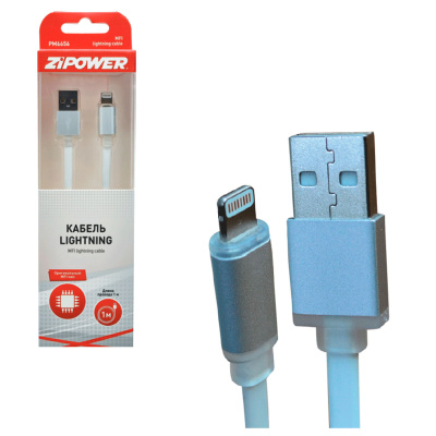 ZIPOWER PM6656 Кабель Lightning, LED-подсветка. 1м