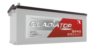 Аккумуляторная батарея GLADIATOR Energy 6CT-210L(3) 210Ач 1390А 516х223х223